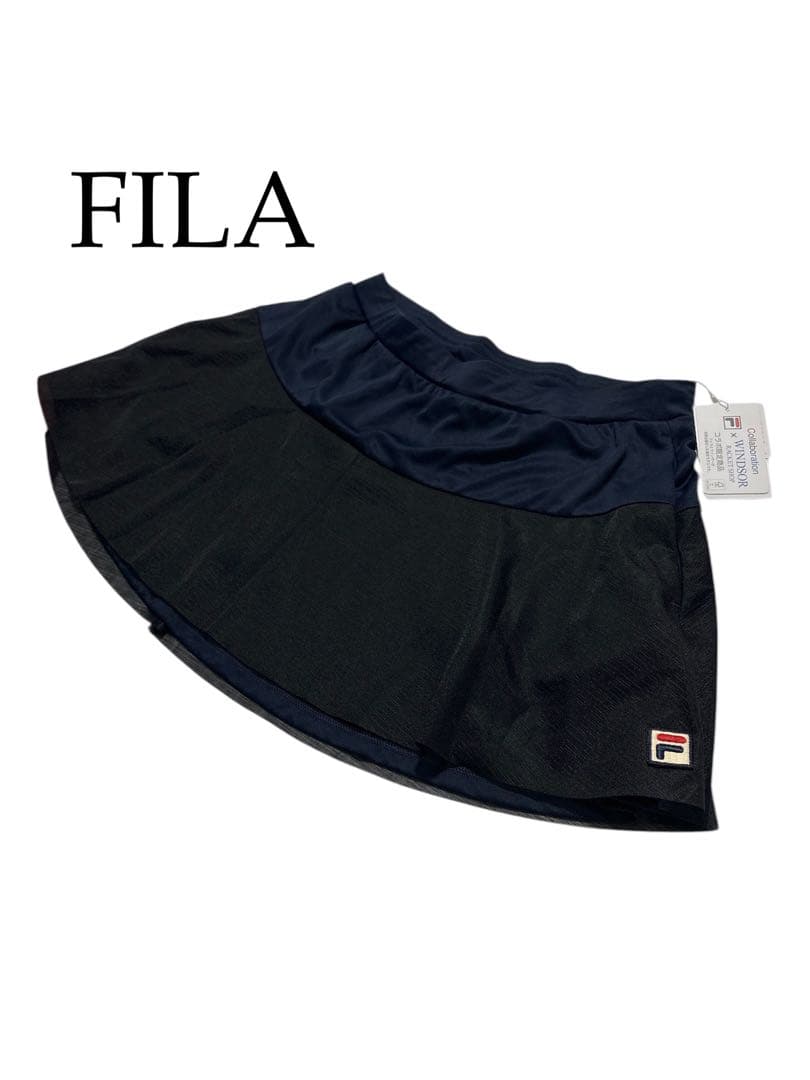【未使用品タグ付き】FILA ネイビー テニススコート　L テニス】スコート / レディース （ネイビー） -FILA（フィラ）公式通販