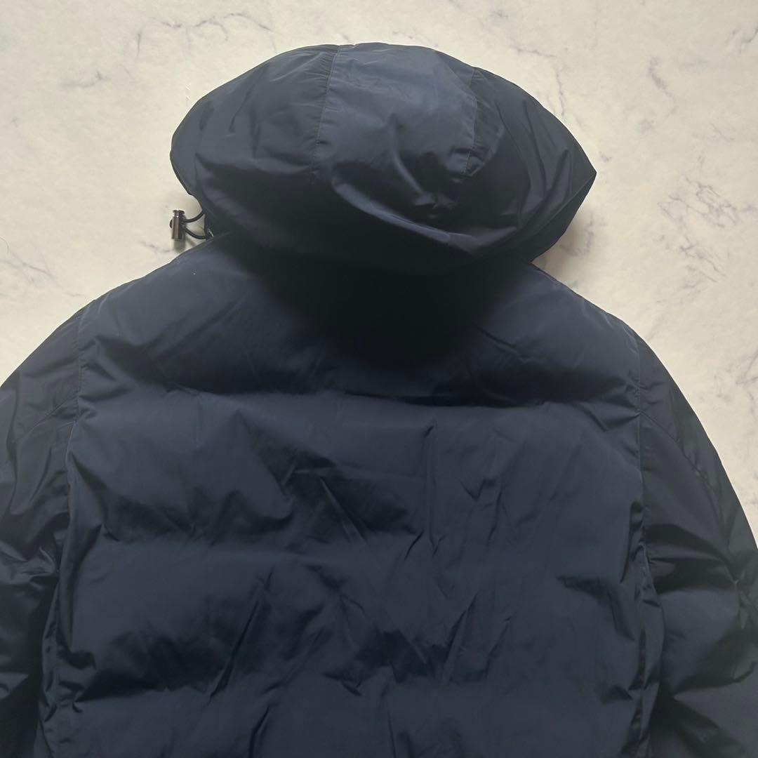 極美品 マッキントッシュ ダウン コート フーディ 比翼ボタン 38 M