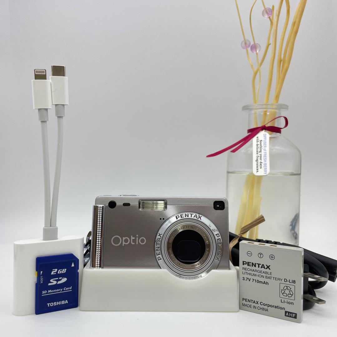 スマホ転送OK✨PENTAX Optio s5i✨動作確認済 可愛すぎるコンデジ