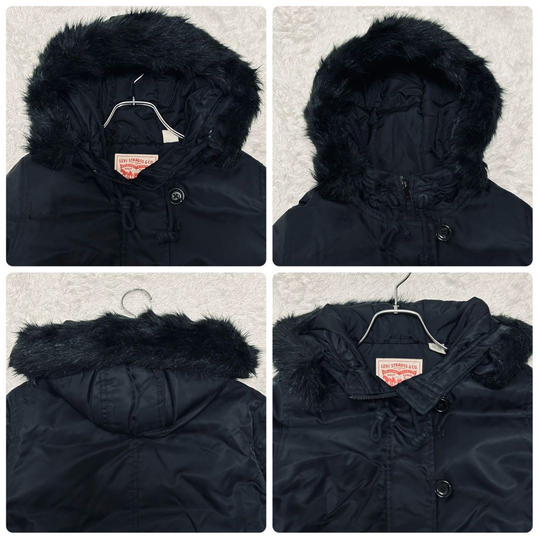 00s Levi's N2B ダウン フライトジャケット 短丈 y2k ブラック - メルカリ