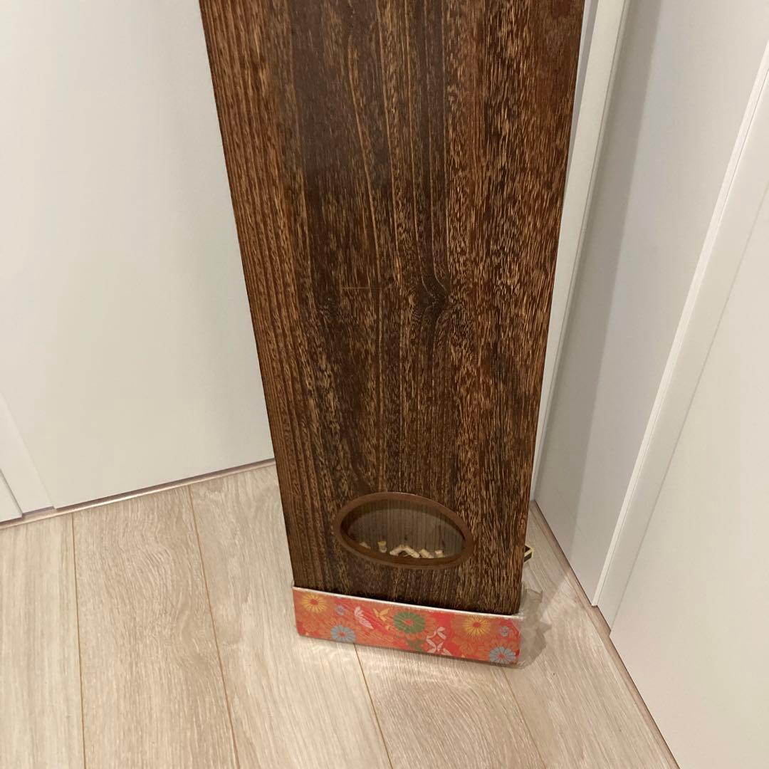 木製琴 13弦 ダークブラウン 布カバー付き - メルカリ