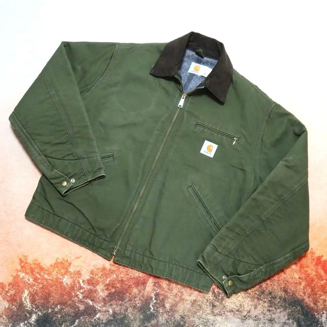 90s Carhartt デトロイトジャケット JB104 オリーブグリーン - メルカリ