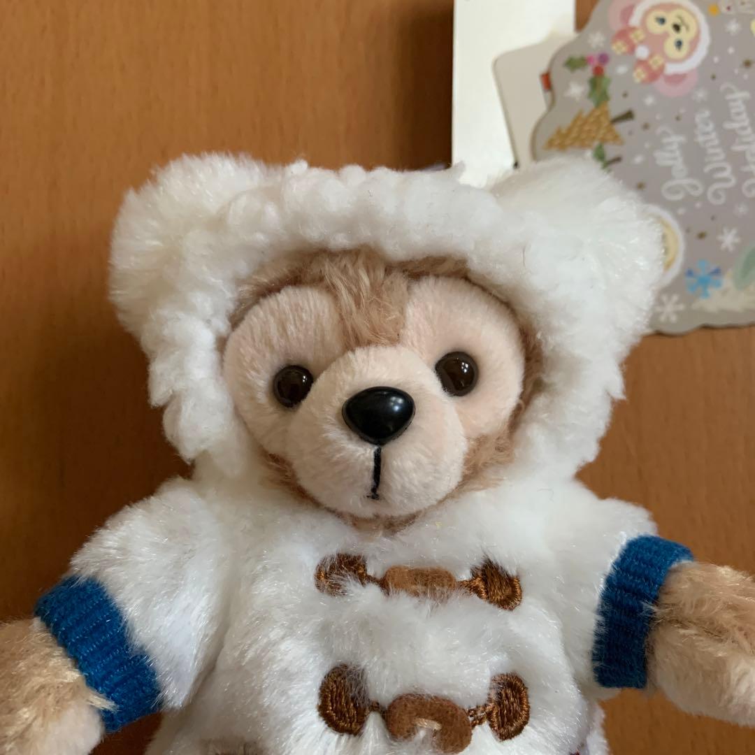 ウィンターホリデー ぬいぐるみバッジ ダッフィー 新品 タグ付き