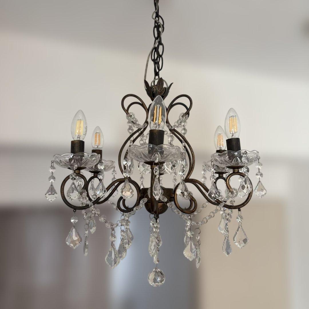 アンティーク風クリスタルシャンデリア 6灯 楽天市場】シャンデリア 6灯「サンクチュアリ」( Sanctuary)クリスタル