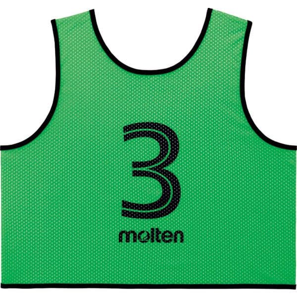 【新品】モルテン ゲームベスト ＧＶ１０枚セット 蛍光グリーン GS0113KG molten（モルテン） スポーツ小物 サッカー スポーツ ビブス ゲーム