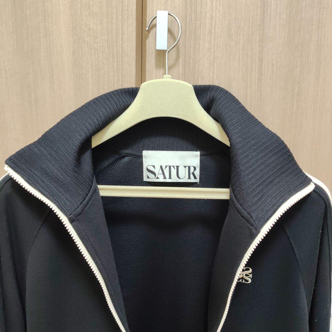 SATURセタートラックジャケット ブラック XL