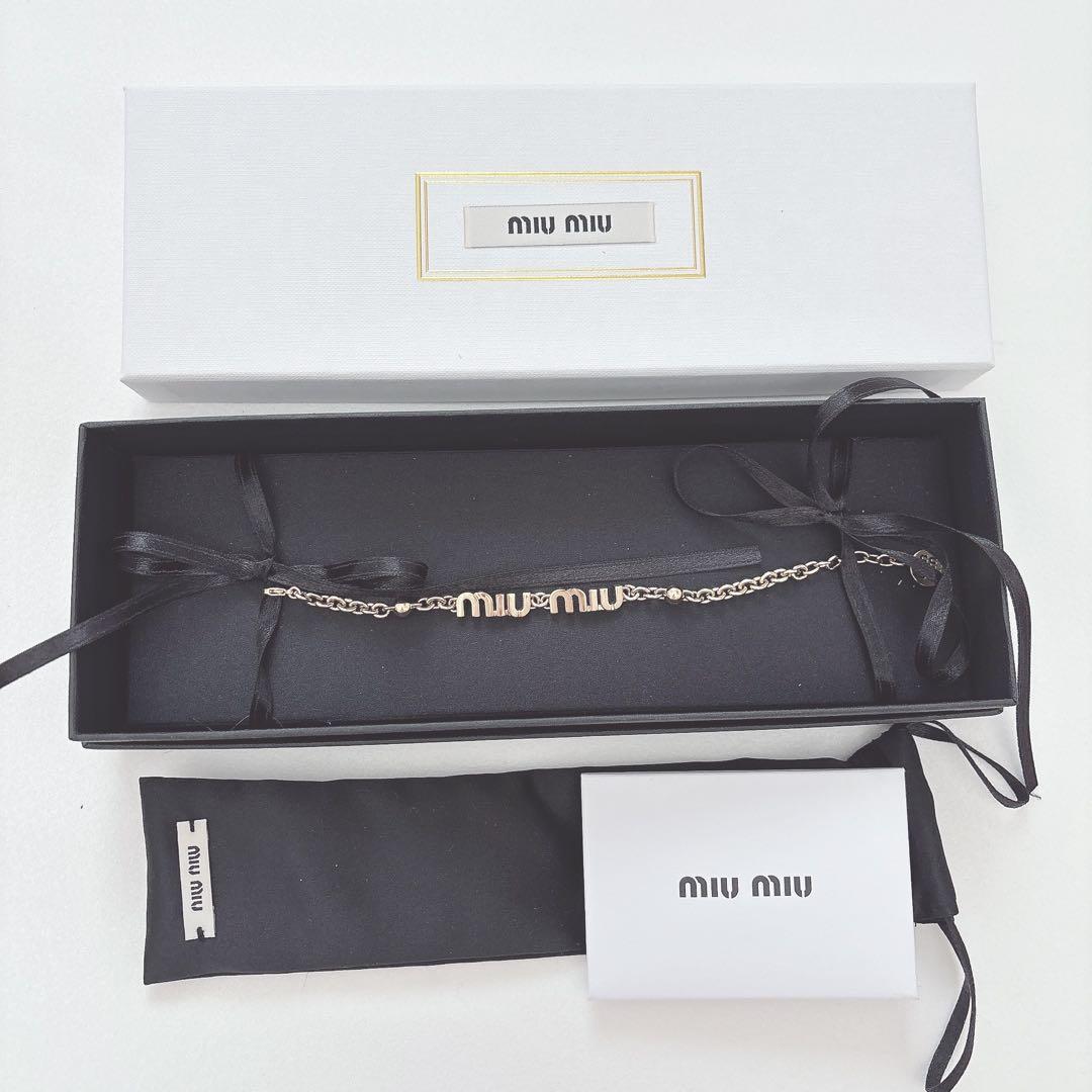 Miu Miu ミュウミュウ l earrings ブレスレット Miu Miu ミュウミュウ l earrings ブレスレット MiuMiu】ミュウミュウ
