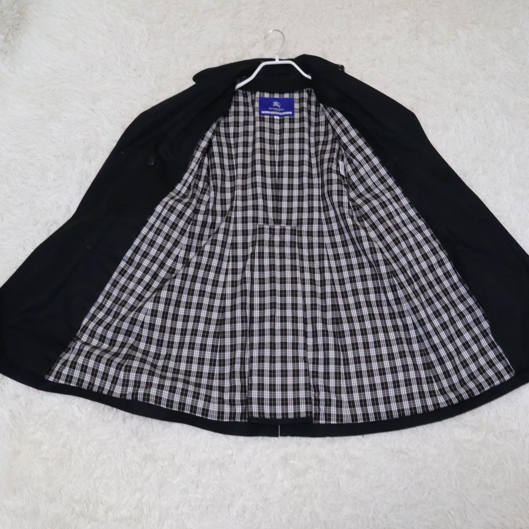 バーバリー トレンチコート ブラック ノバチェック - メルカリ
