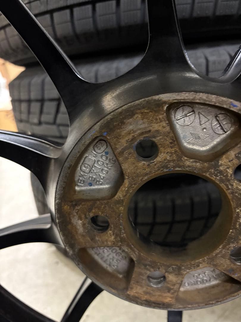 ADVAN 18インチ RZⅡ PCD100 アドバン　8.5J 9J