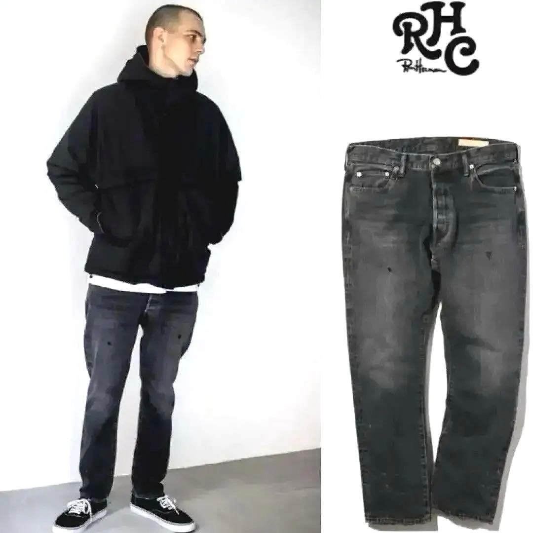 パンツ RHC/Ron Herman ARNOLD black indigo denim RHC/Ron Herman ARNOLD black indigo denim