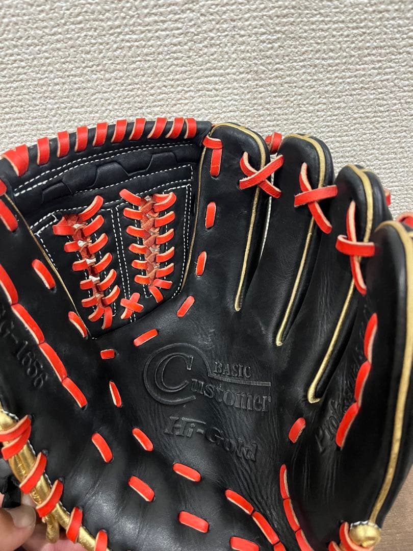 タ*ン様 ハイゴールド 軟式ソフトボール兼用グラブ