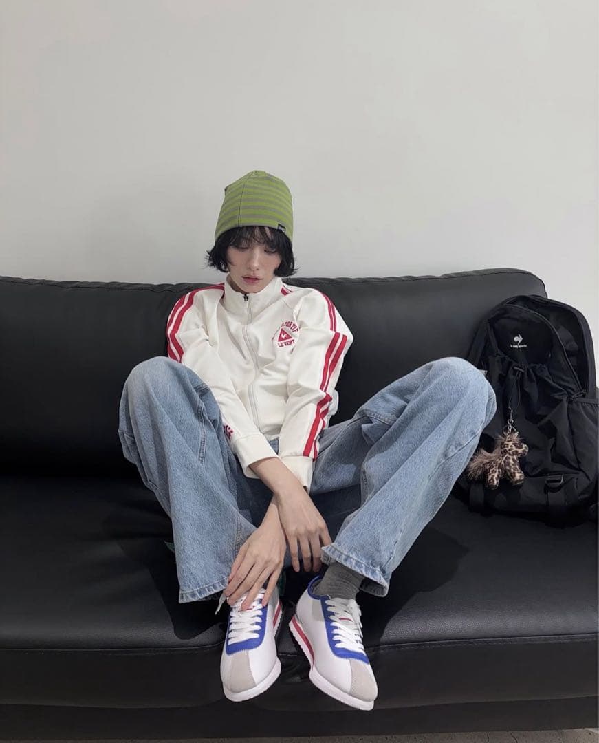 ルコック LE COQ SPORTIF韓国限定 新品スポーツジャケット ホワイト