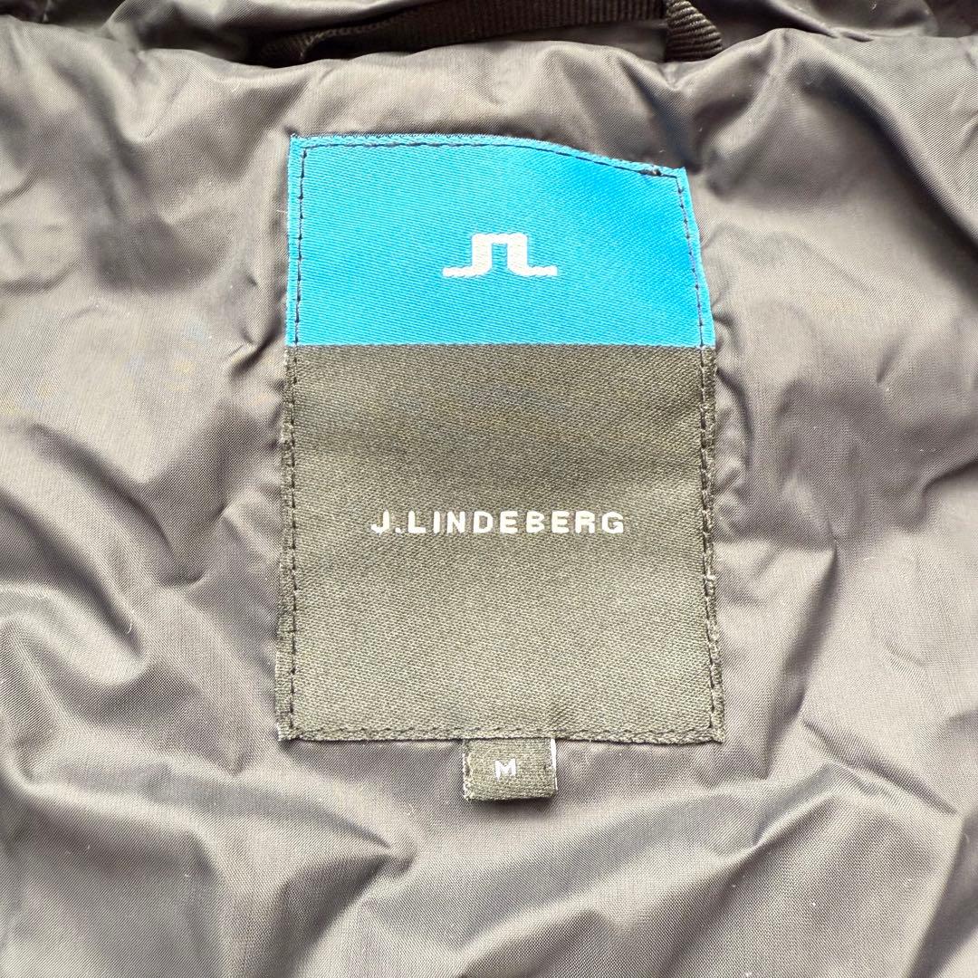 J.LINDEBERG ゴルフ 中綿ジャケット M ブラック ロゴ M109899