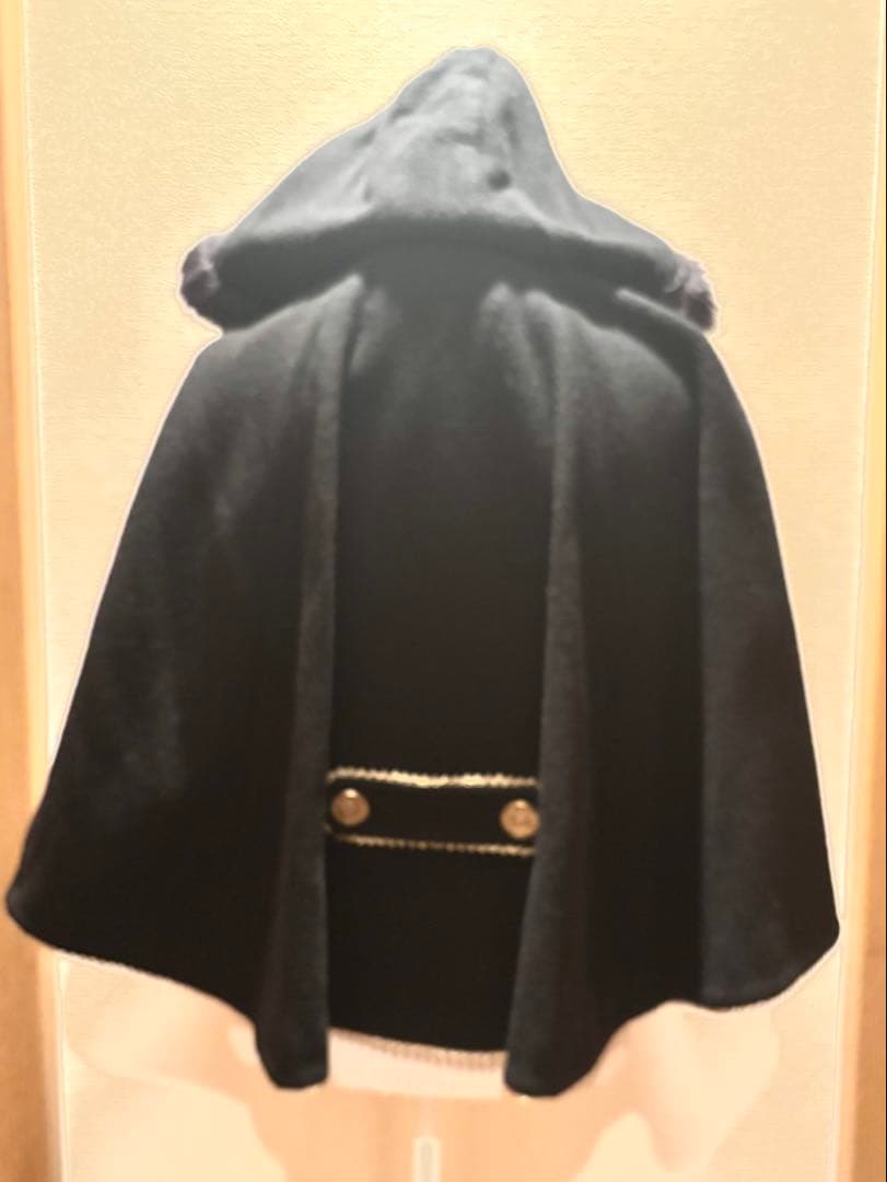 Angelic Pretty Loyaltyワッペンマント クロ×ワイン