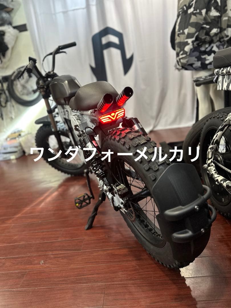 エニセルR2迷彩公道可48v500w20ah防犯登録済み - メルカリ