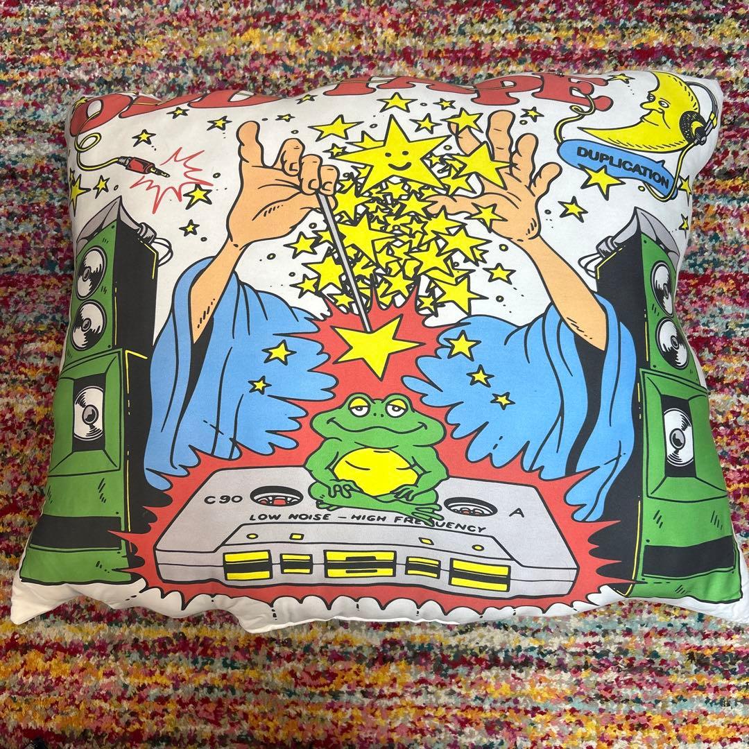 ODD TAPE BIG CUSHION カセットテープ クッション レコード ぼくらの