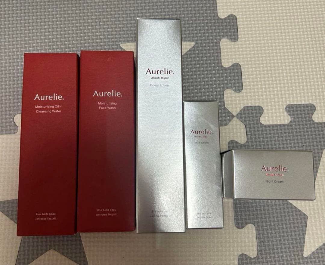 Aurelie プレミアムエイジング集中ケア5点セット Aurelie オレリープレミアムエイジングケア5点セット - メルカリ