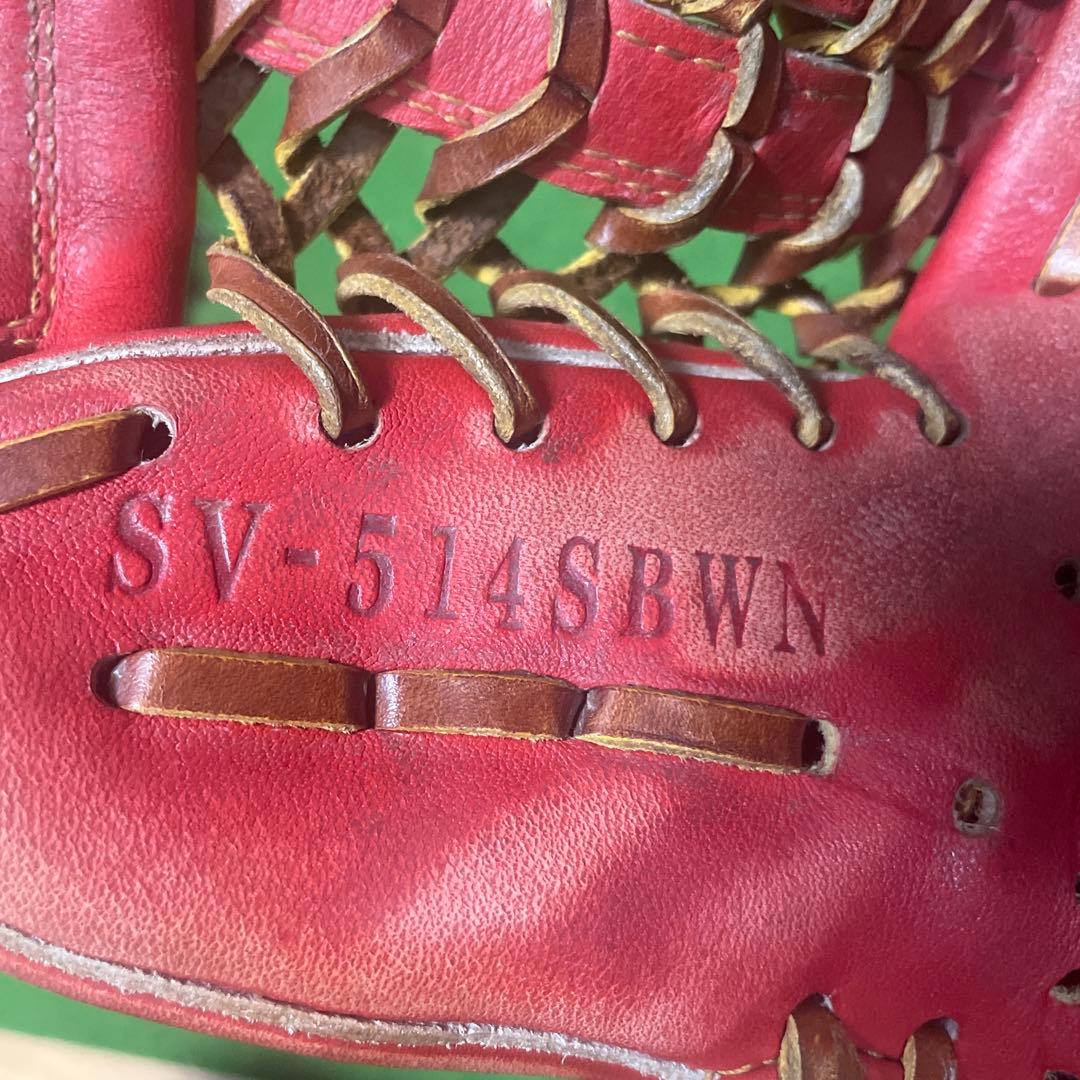 Zeems 軟式グローブ SV-514SBWN赤 - メルカリ