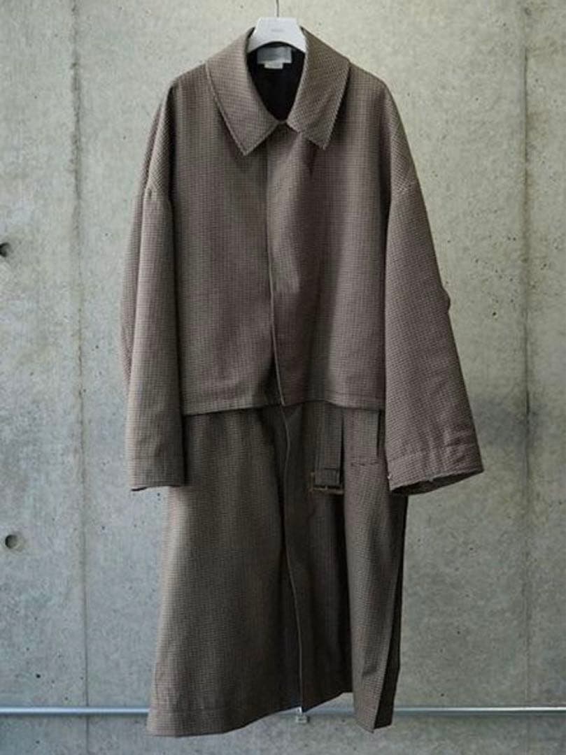 期間限定値下げ】YOKE 3WAY BAL COLLAR SHARE COAT - メルカリ