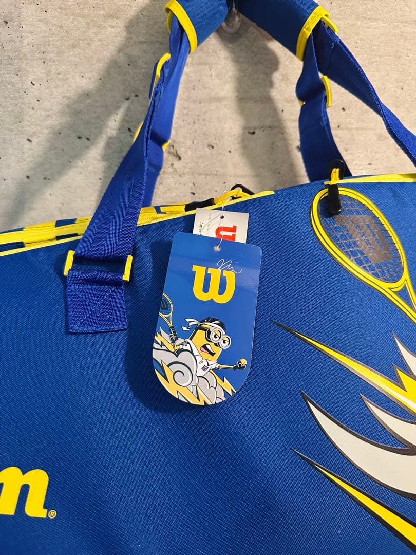 BTS JIN 愛用 ミニオンズ ウィルソン テニス ラケットバッグ 新品 ジン