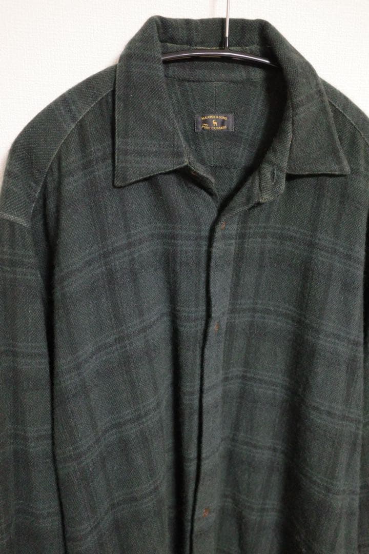 MAATEE&SONS 25AW別注cashemere nel shirts3 - メルカリ