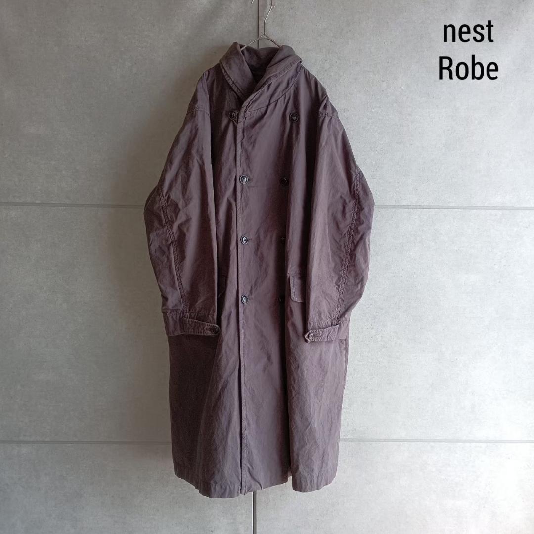 nest Robe ネストローブ スーピマコットンマッキーノ コート X945 スーピマコットン タブ付カラーコート | 大阪高島屋店 | nest Robe