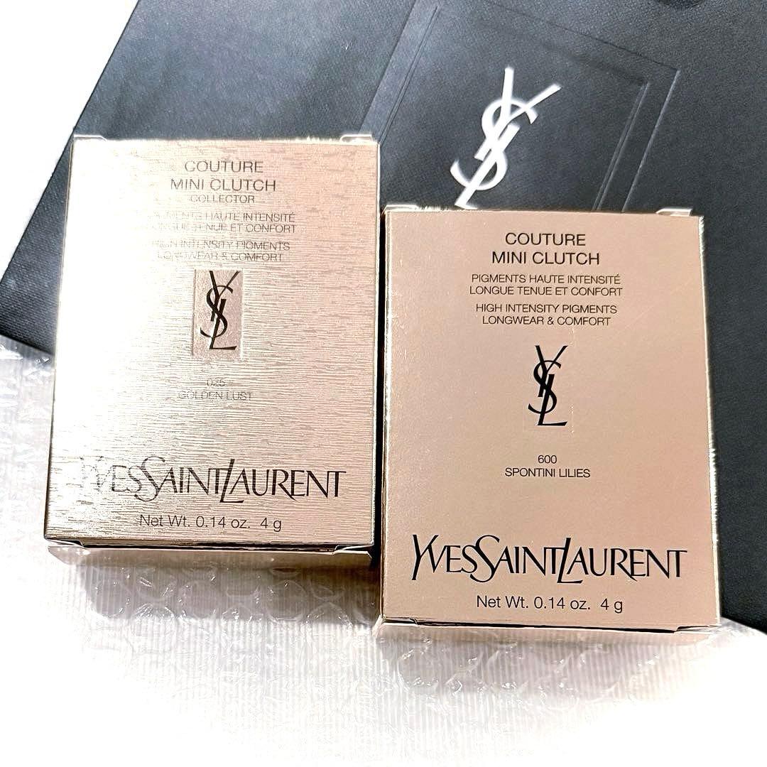 YSL クチュールミニクラッチ ホリデー 025 ゴールデンラスト 600セット イヴ サンローラン クチュール ミニ クラッチ 025 ゴールデン ラスト