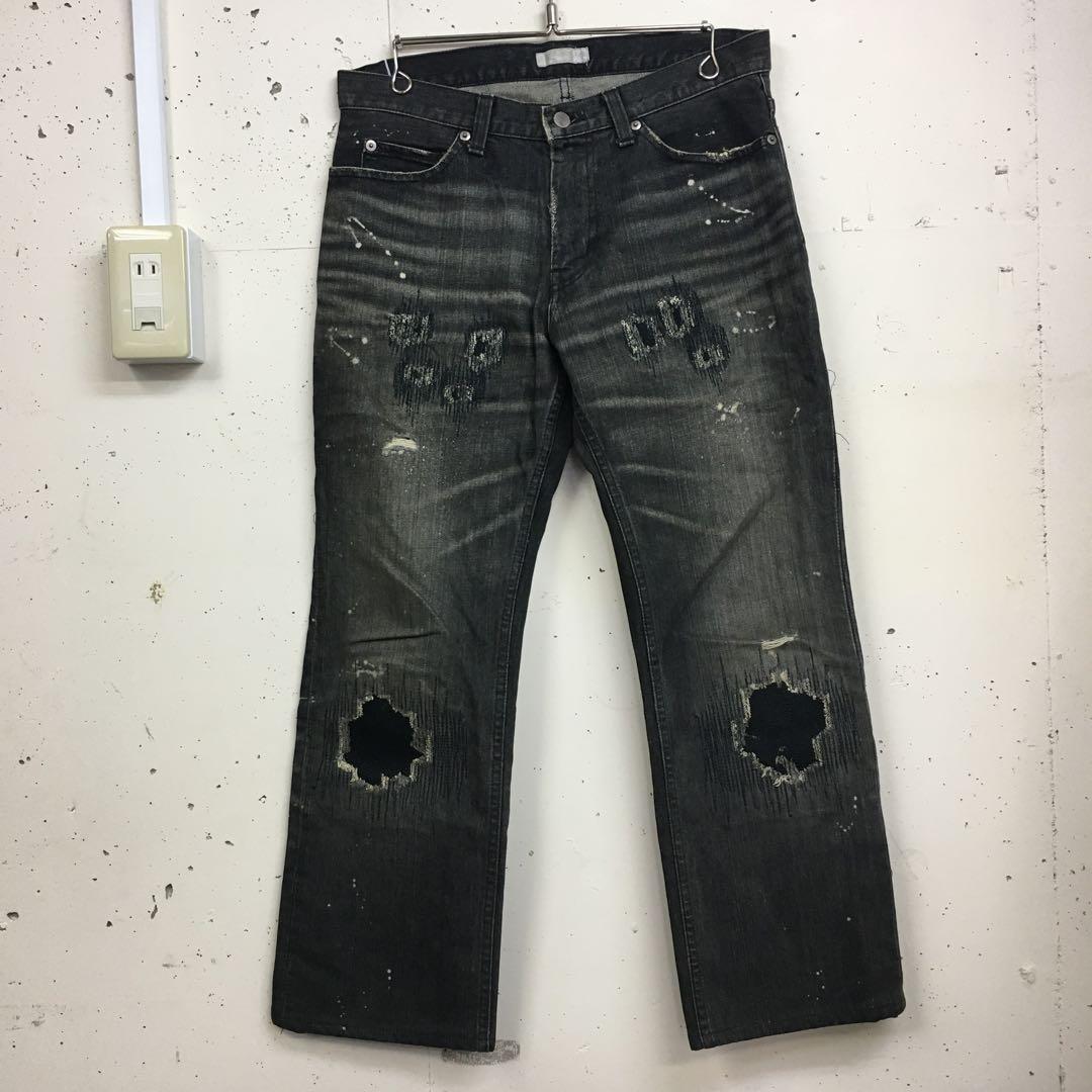 NUMBER(N)INE ナンバーナイン スタンダード期 グランジデニムパンツ3