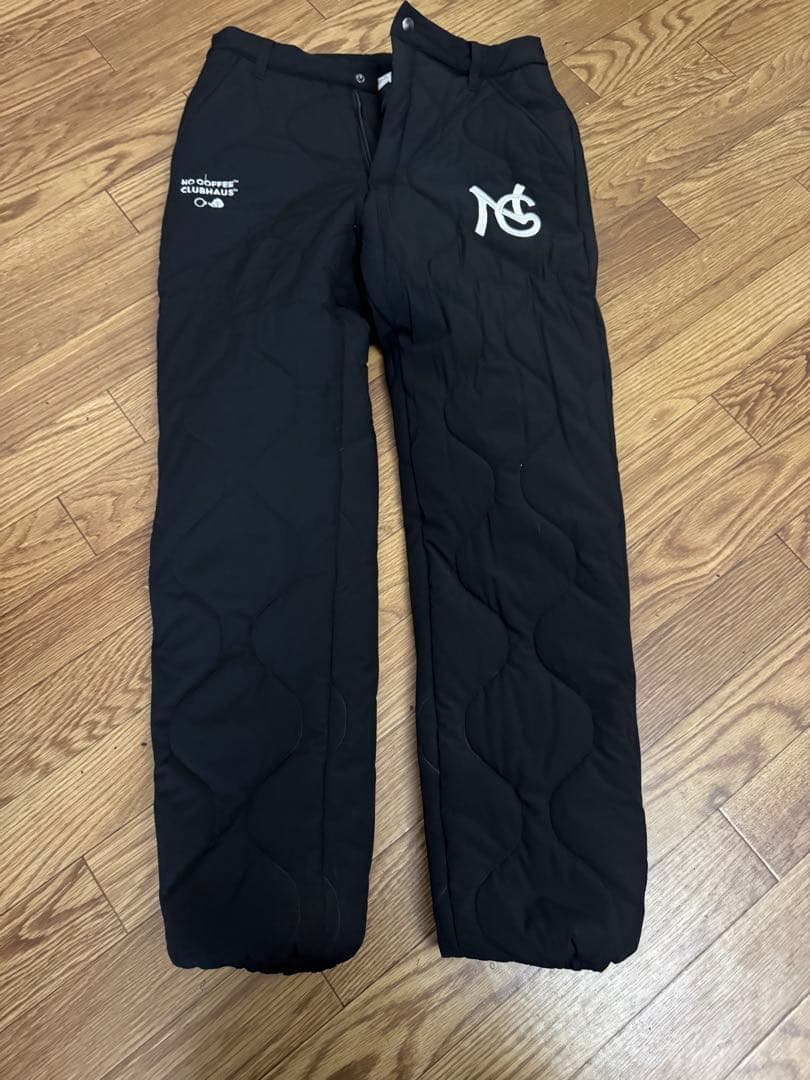 NO COFFEE x CLUBHAUS NO GOLF パンツ　黒　Mサイズ NO COFFEE × CLUBHAUS 限定コラボ NO GOLF Mサイズ ブラック ジョガー