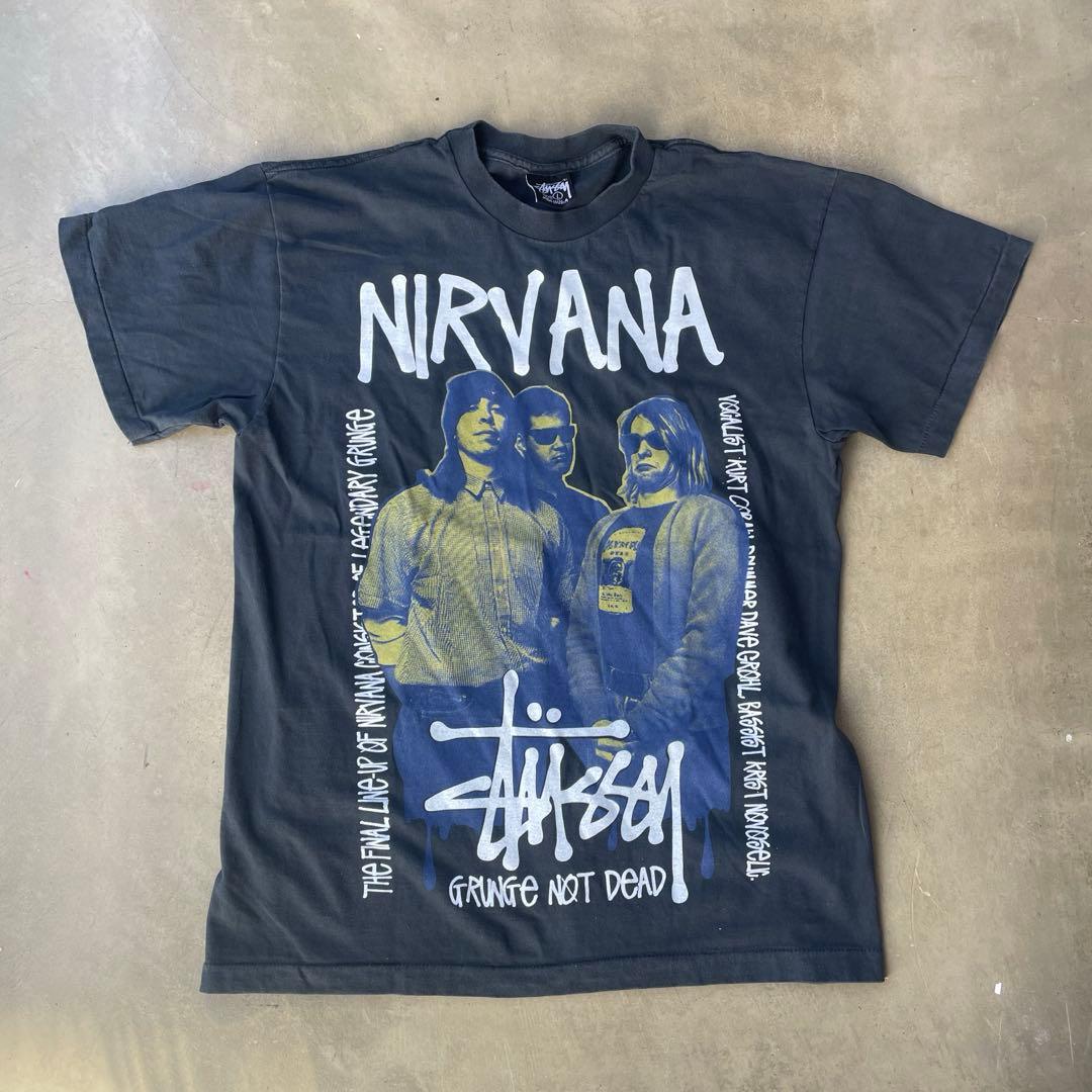Nirvana カートコバーン　stussy tシャツ 👕32枚目🧔‍♀️ 🎸【NIRVANA×STUSSY】(偽物？)(ブート？)(無版権