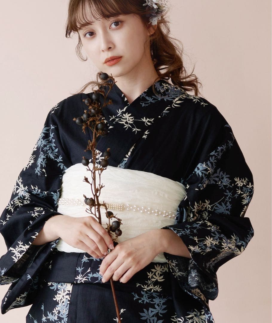 dita 浴衣　セット　如月の萩ながれ 如月の萩ながれ | Dita（ディータ）オフィシャルストア