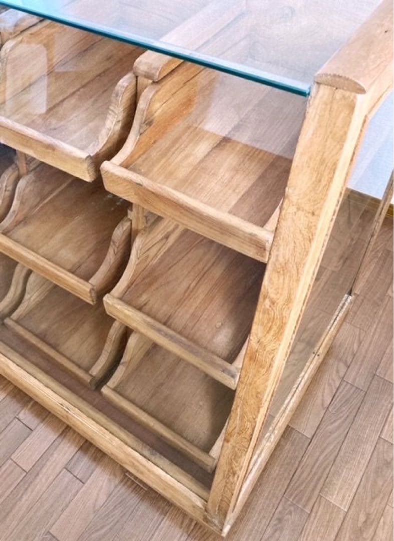 8月中旬掲載終了 店舗什器 アンティーク ヴィンテージ ガラスショー