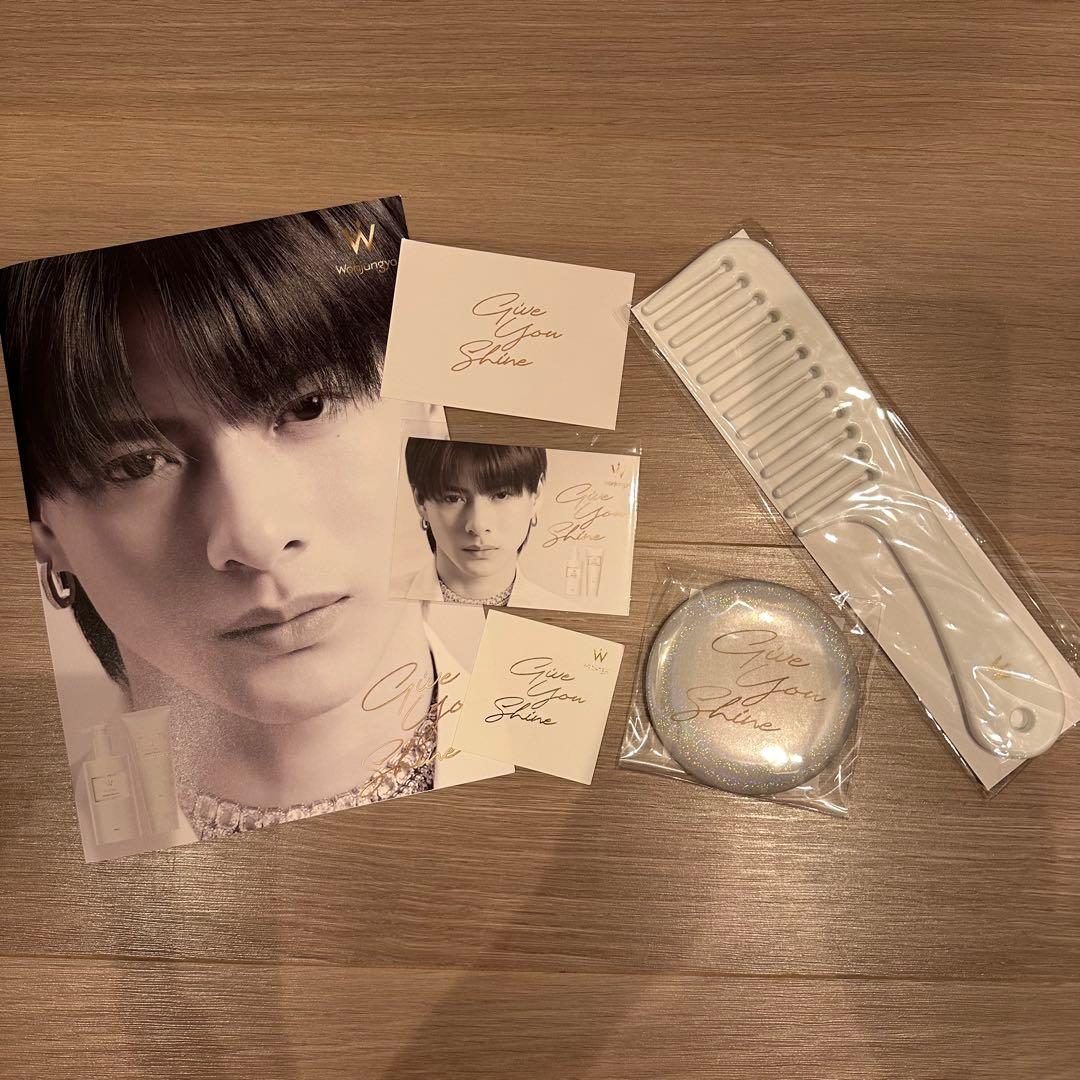 即日発送　匿名配送　Wonjungyo Hair ノベルティ ハート型ヘアクリップノベルティキャンペーンのお知らせ