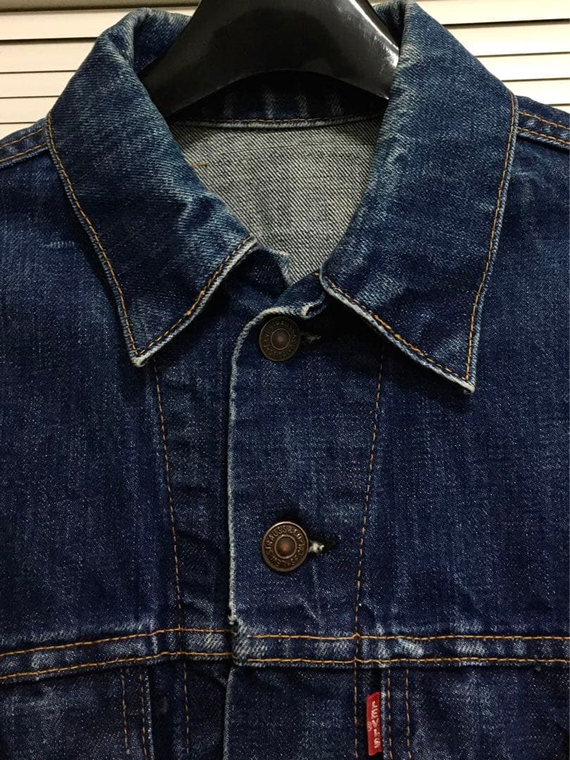 【3.4WASH】真紺 ビッグE 40-38 70505 60年代 リーバイス