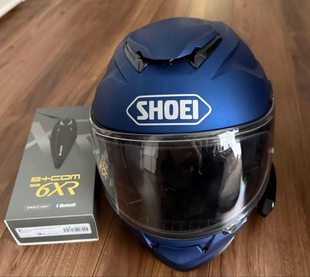 SHOEI GT-air2 インカムB+COM SB6X付【PS認証有】 B+COM SB6X バイク用インカム フルフェイスヘルメット取付方法 SHOEI