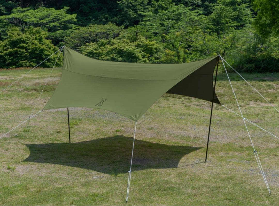 DOD タープ・シェード オリーブグリーン いつかのタープTC（カーキ） TT5-919-KH - DOD（ディーオーディー