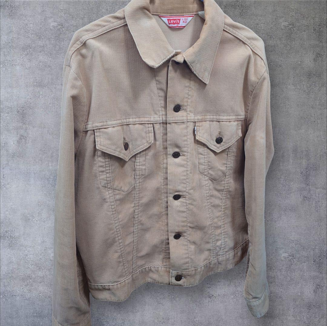 70s Levis 70505 コーデュロイ ジャケット 42サイズ Levi's - USA製 サイズ42 70s リーバイス 70505 コーデュロイ