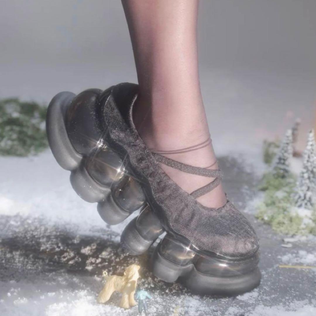 Jewelry Ark Lace Ballet Shoes / Black - メルカリ