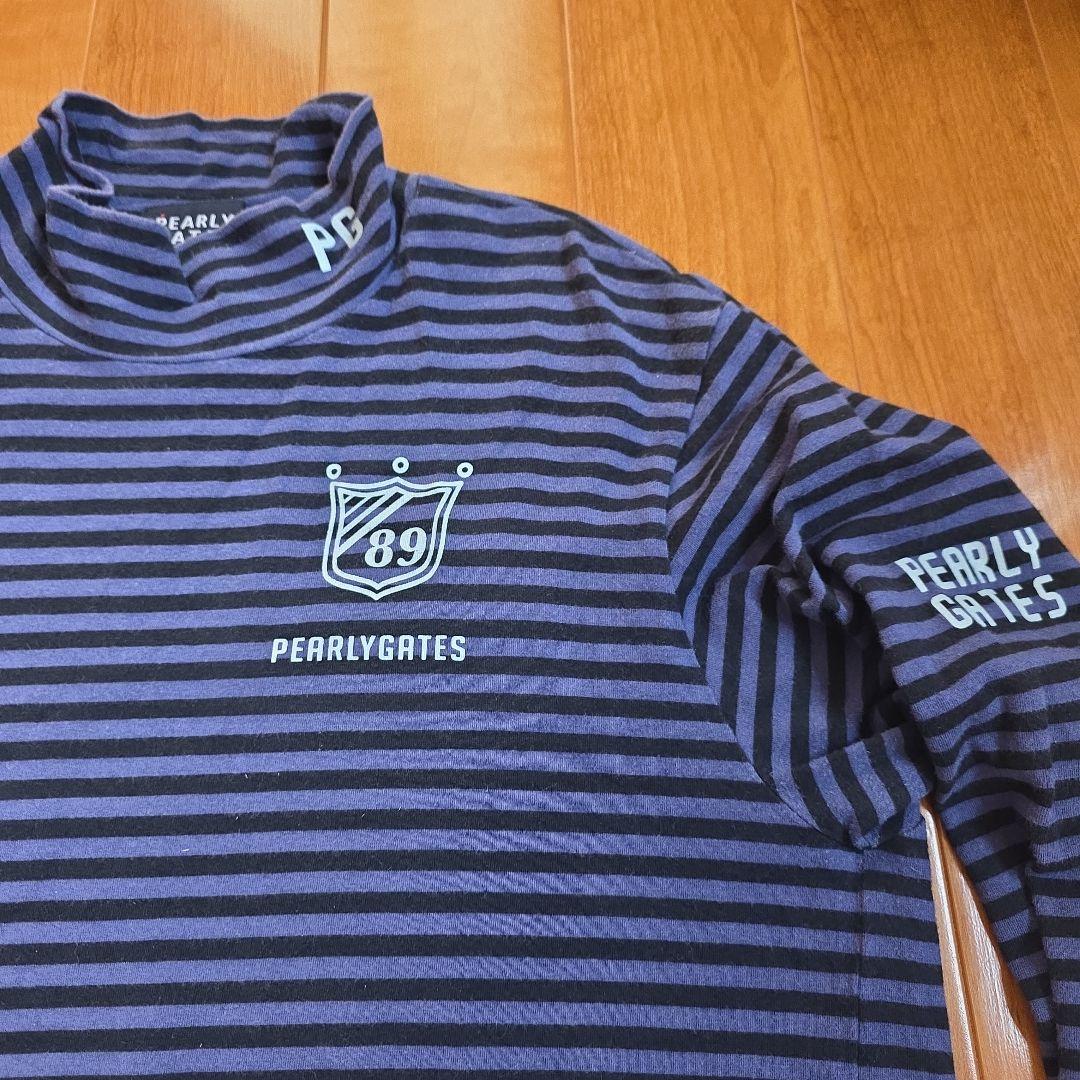 PEARLY GATES モックネック サイズ4 ネイビーメンズレディース - メルカリ