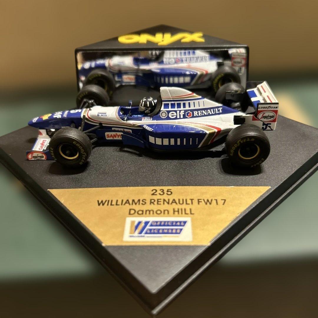 絶版品1/43スケール Williamsルノーfw17 デーモンヒル - メルカリ