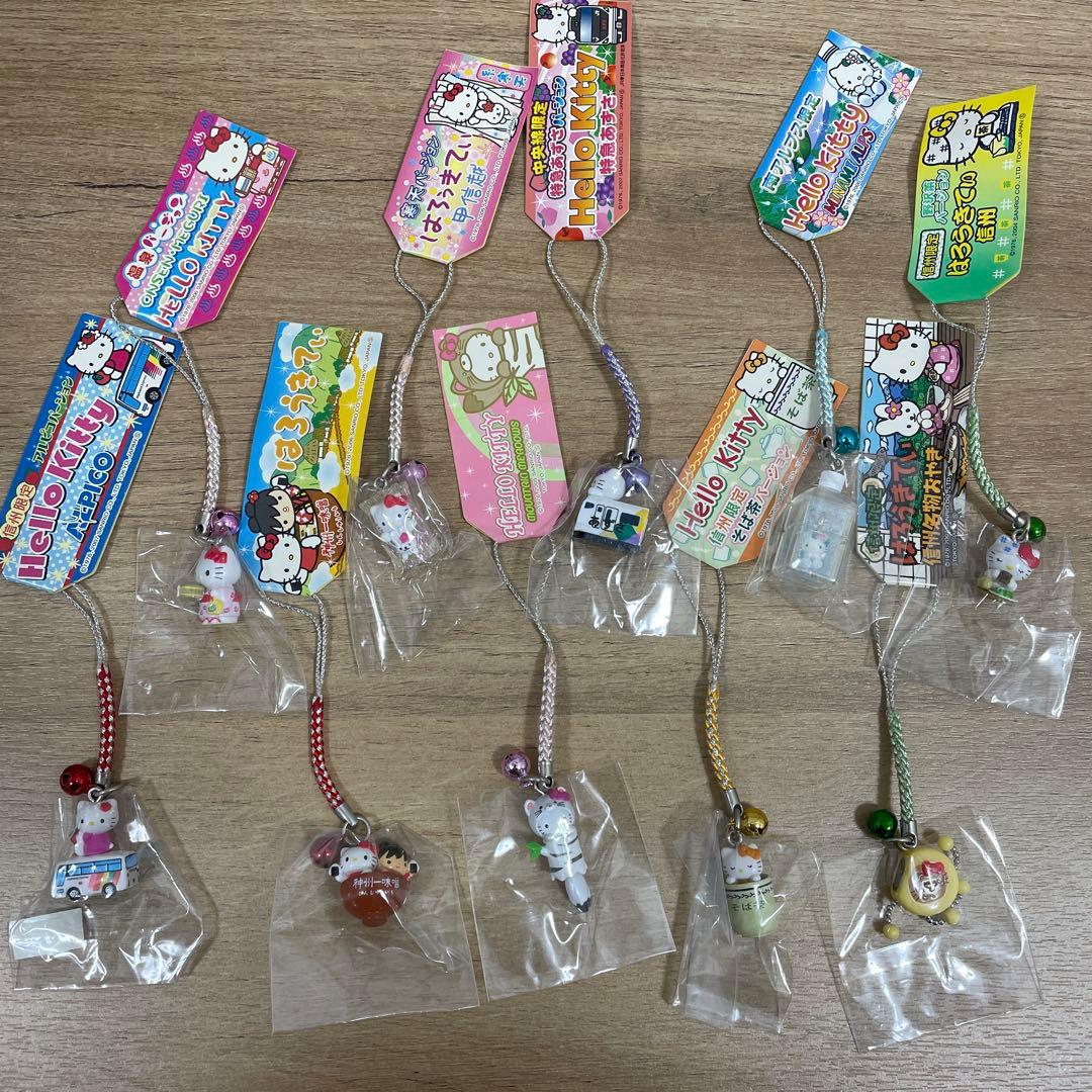 ご当地キティ ハローキティ ストラップ 10個セット 長野県 - メルカリ