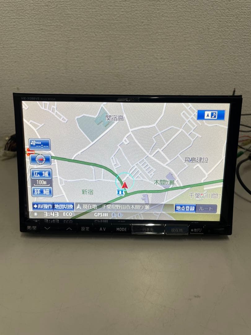 アルパイン◇VIE-X088VS◇フルセグ/CD/DVD/BT/SD santaapolonia.com