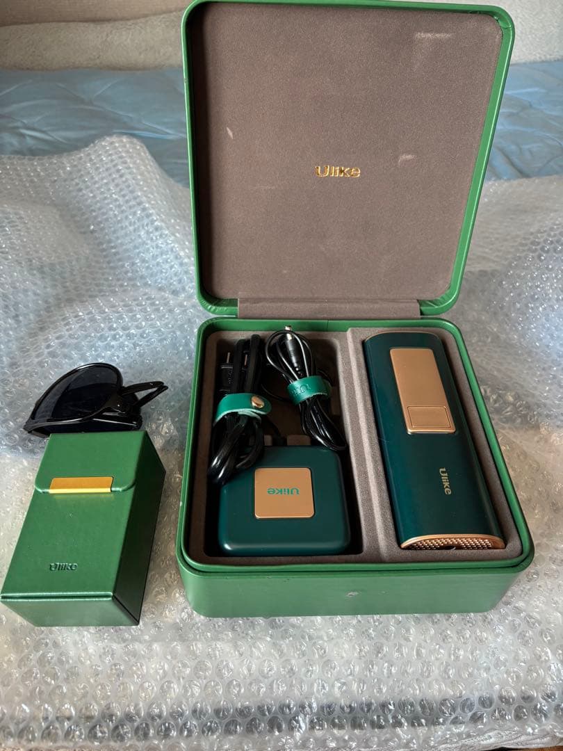 Ulike 脱毛器 グリーン ケース付き