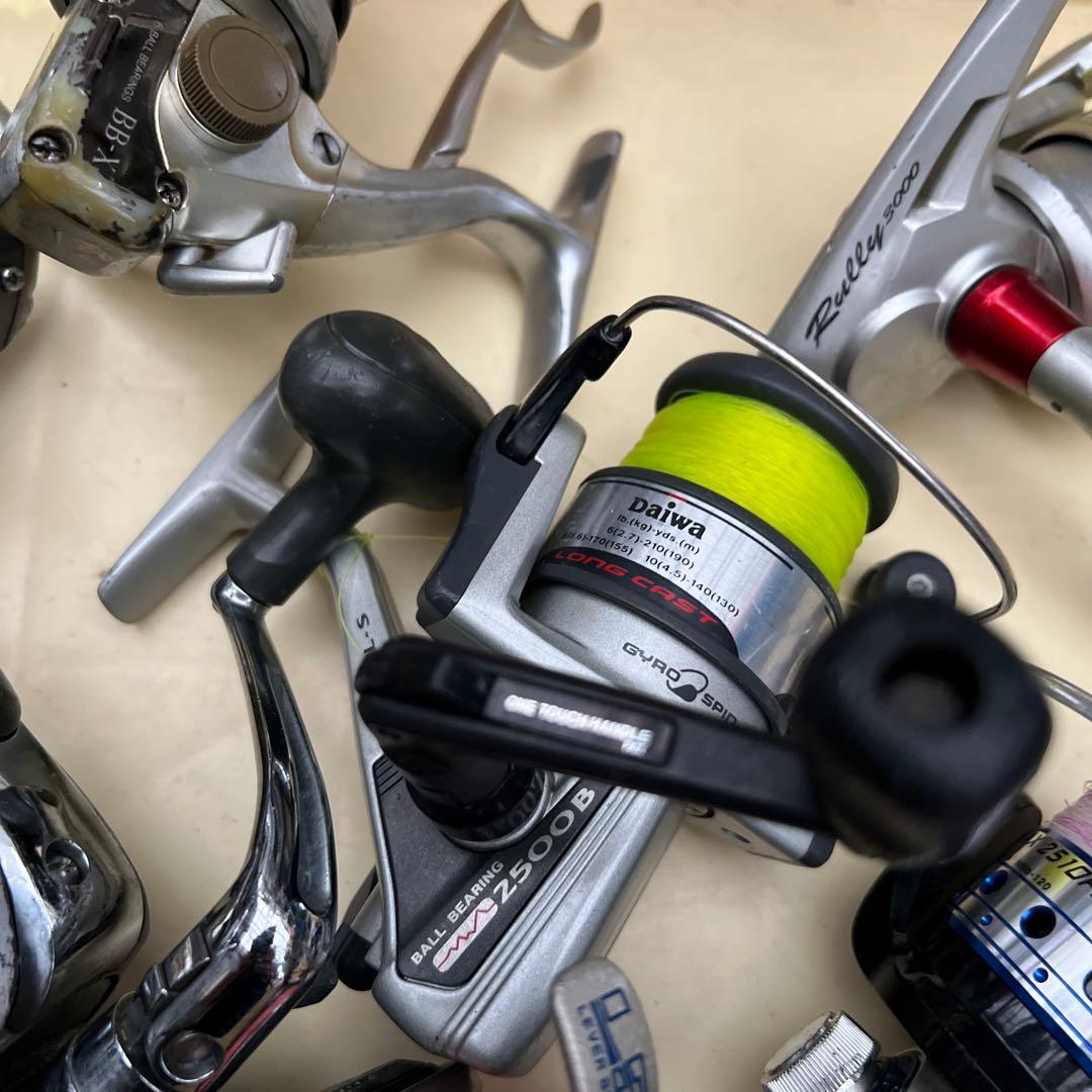 中古スピニングリールセットまとめ売り
