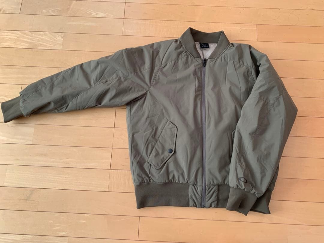 美品 オークリー MA-1 セットアップ ブルゾン カーキ M OAKLEY 楽天 美