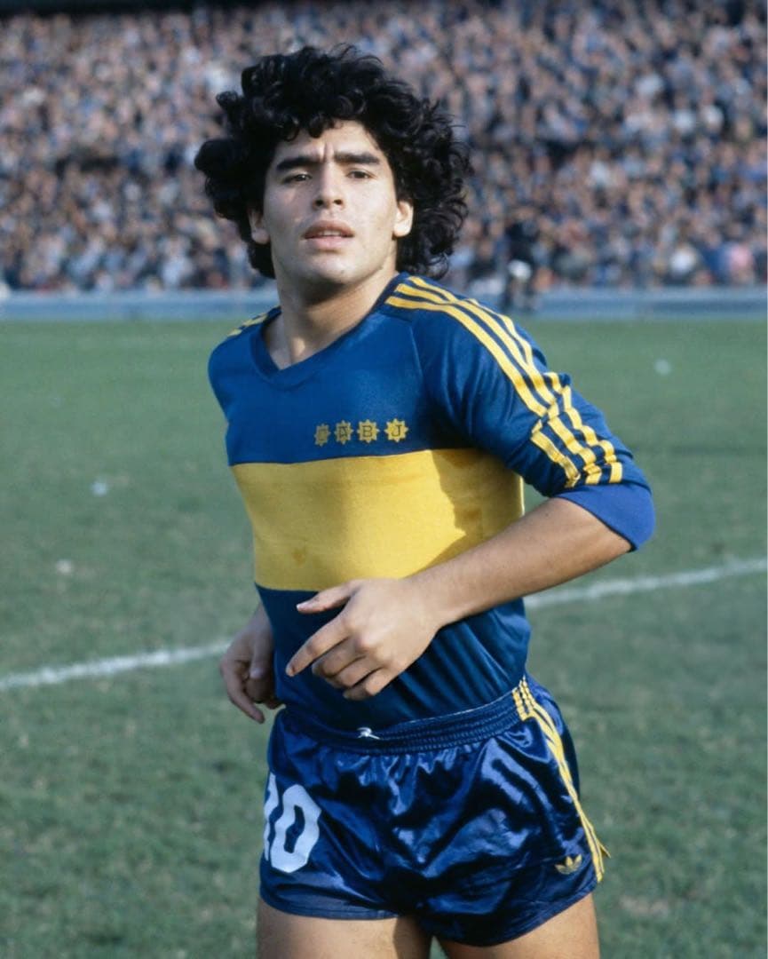 ボカ・ジュニアーズ1981年 復刻ユニフォーム ディエゴ・マラドーナ O