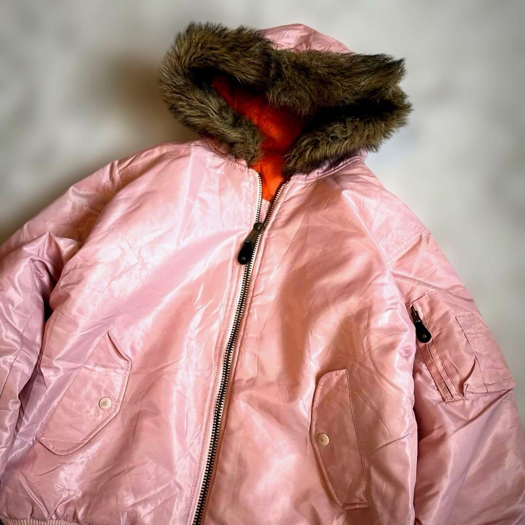 DELF U.S.A archive ピンクN-2B flight jacket