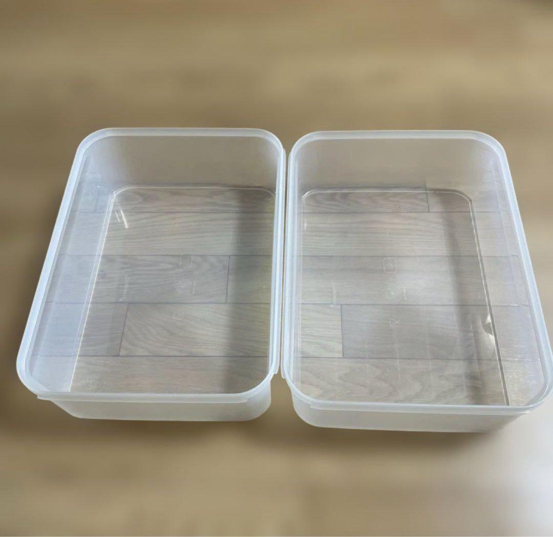 ☆タッパーウェア❗️MMダブル.パプリカカラー（すのこ付き）.2個