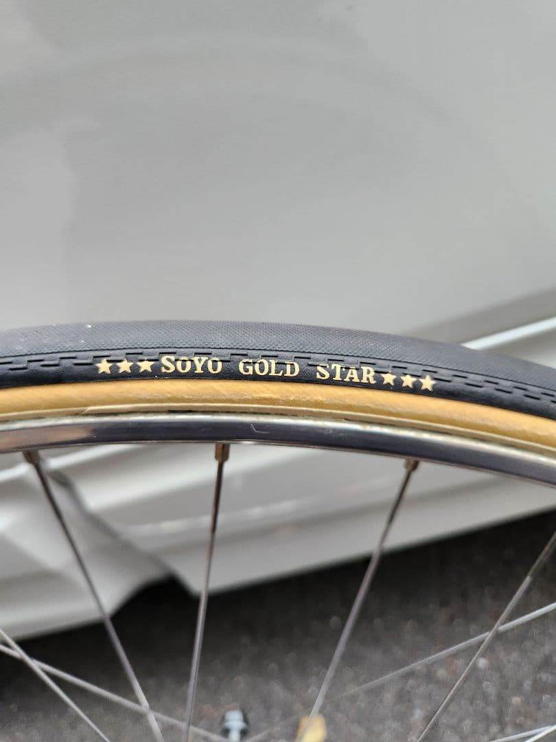 Dura-Ace ARAYAGOLD 完組ホイール 前後セット競輪 NJS認定 - パーツ