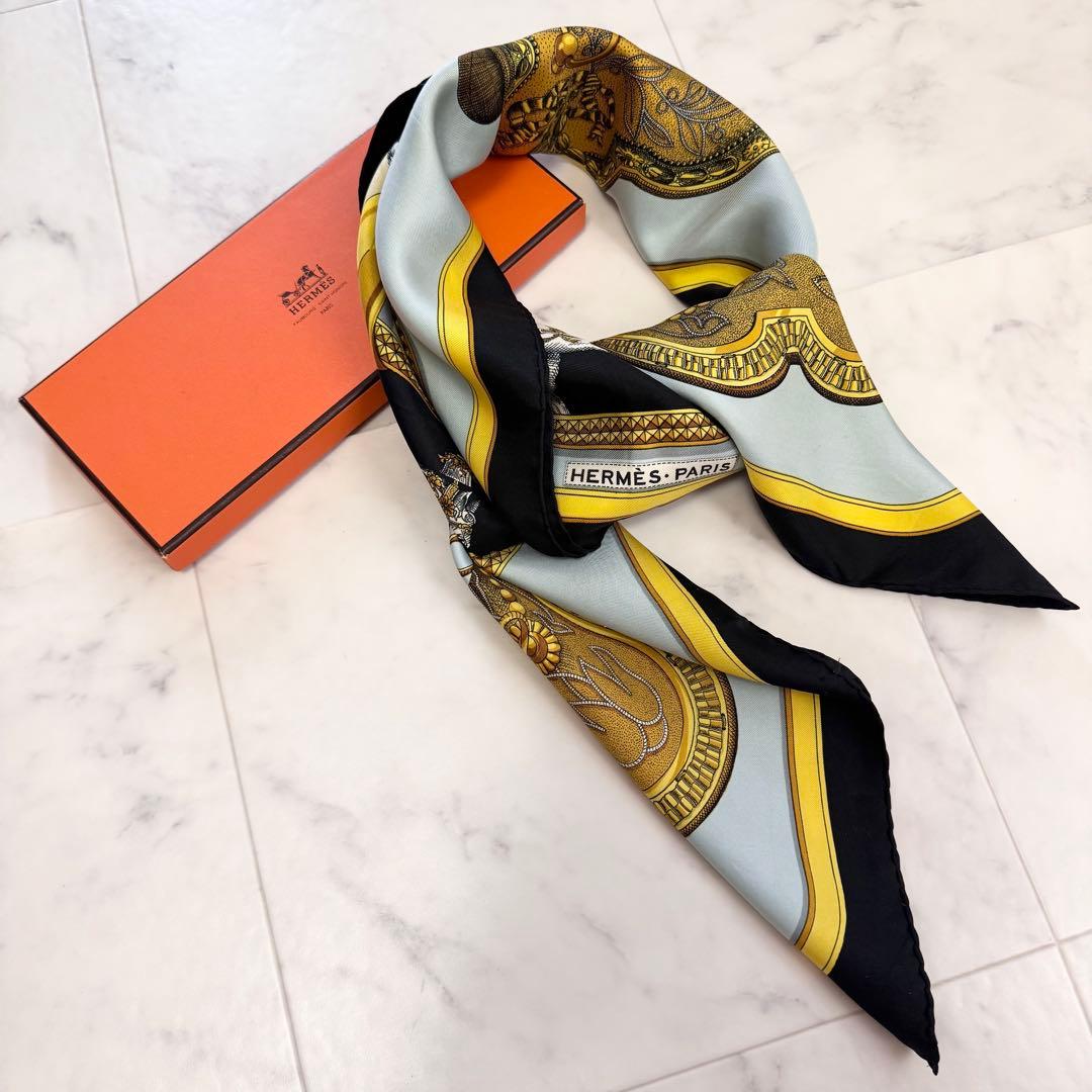 エルメス　カレ90 GRAND APPARAT 盛装の馬　スカーフ　シルク 楽天市場】HERMES エルメス カレ90 GRAND APPARAT 盛装の馬 マルチ